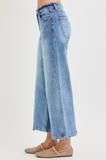 Risen Mid Rise Crop Wide Leg