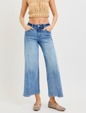 Risen Mid Rise Crop Wide Leg