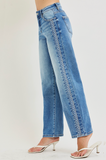 Risen High Rise Aztec Embroidered Jean