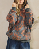 Campfire Printed Fleece Hoodie