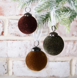 Round Velvet Ornament
