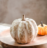 7" Beige Heirloom Pumpkin