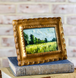 4x6 Gold Scallop Frame