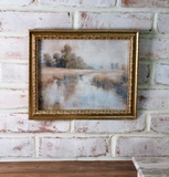 8x10 Vintage Stream Landscape