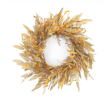 24" Mixed Fall Foliage Wreath