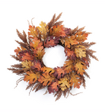 24" Mixed Maple Wreath