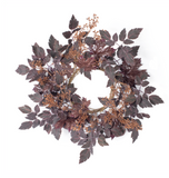 14" Moody Oak Candle Ring