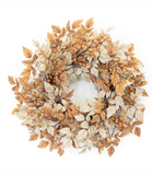 24" Cottage Fall Leaf Wreath