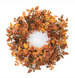 24" Pumpkin Spice Wreath