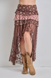 Fields Of Mauve Lace Maxi