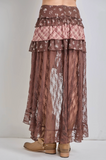 Fields Of Mauve Lace Maxi