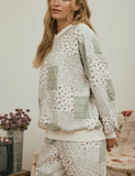 Vintage Fall Patchwork Knit