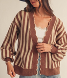 Riviera Scallop Cardigan