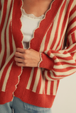 Riviera Scallop Cardigan