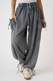 Washed Cargo Parachute Pant