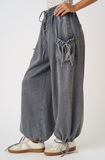 Washed Cargo Parachute Pant