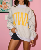 IOWA Reversible Mock Neck Sweatshirt