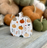 "Pick A Favorite" Wood Pumpkin