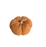 Medium Copper Cross Cord Pumpkin