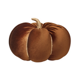 XL Pecan Velvet Fabric Pumpkin