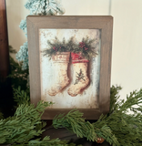 Stockings For Two Framed Print