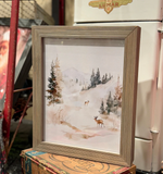 Winter Snowscape Framed Print