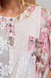 Pretty In Pink Patchwork Tee