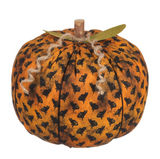 11" Cat Fabric Pumpkin