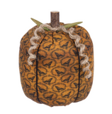 6" Crow Fabric Pumpkin