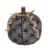 4" Spiderweb Pumpkin
