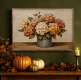 16" X 10" Hydrangea Fall Bouquet