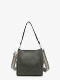 Penny Bucket Bag - Dark Olive