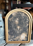 11" Vintage Candle Arch Framed Art