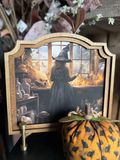Provincial Halloween Witch Framed Art