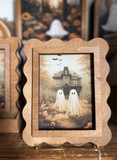 Scallop Mansion Ghosts Framed Art