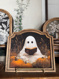 Provincial Ghost Book Framed Art