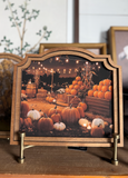 Provincial Pumpkin Patch Framed Art