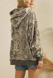 Olive Camo Fleece Hoodie