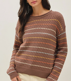 Fall Stripes Crochet Sweater