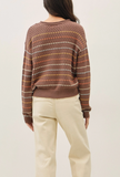 Fall Stripes Crochet Sweater