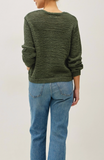 Volume Cuff Slubbed Cardigan