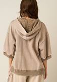 Carley Eyelet Lace Hoodie