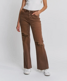 Mica High Rise Copper Wide Leg