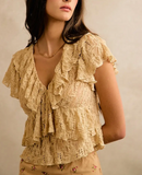Ruffle Texture Top