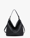 Alaya Woven Hobo - Black