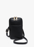 Payton Crossbody Wallet - Black