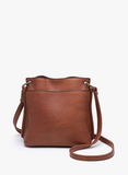 Sutton Distressed Crossbody - Brown