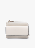 Joanna Faux Suede Wallet - Off White