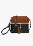 Tara Crossbody - Black/Brown