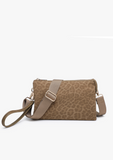 Izzy Cheetah Crossbody - Olive
